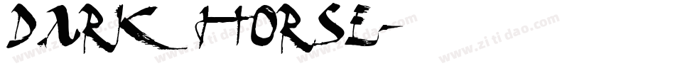 Dark Horse字体转换